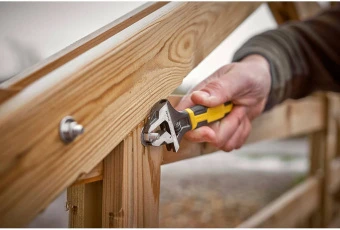 STANLEY 0-90-949 Ключ разводной 33 Х 250мм "MaxSteel" (блистер)