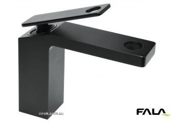 FALA Змішувач води для умивальника "NOIR 1" з кульовим регулятором, латунний  | 75880