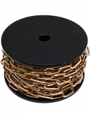 Цепь "Квадрат с узором" 2,0 коричневая, бухта 30 мп