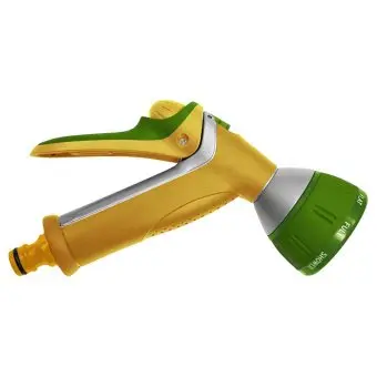 Пістолет-розпилювач 8-позиційний посилений з фіксатором потоку Shake VERANO | 72-014