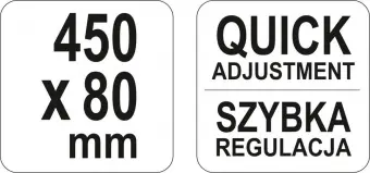 YATO Струбцина столярна, кована YATO, 450 х 80 мм  | YT-64113