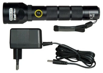 STANLEY 1-95-154 Фонарь светодиодный "FatMax Aluminium Torch Rechargeable" с алюминиевым корпусом