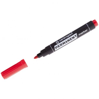 Centropen Маркер скошенный красный 1-4, 6 мм 8576