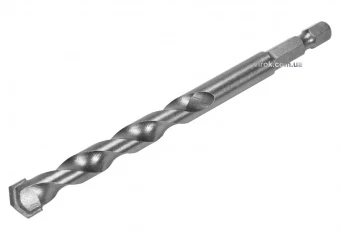 STHOR Свердло універсальне : YG6X, з 6-гран. хвостовиком-1/4", Ø= 10 мм, l= 120/70 мм  | 21691