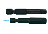 KING TONY Вставка (бита) торцевая 1/4", TORX, Т27, L = 150 мм, для шуруповерта | 711527T