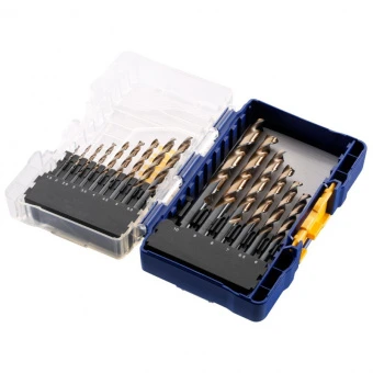 IRWIN Набор свёрл MIXED 14шт. : HSS Cobalt 2/3/3.5/4/6/8 мм, Masonry 4/5/6/8мм, Wood 3/4/6/8мм, | IW
