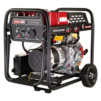 Дизельний генератор КВІТКА PRO SCD4500E + олива (4 кВт) (110-7009)