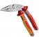 NWS  Плоскогубці комбіновані "Ergo Multi" з ізольов. ручками VDE до 1000 В: вигнуті 45°, L= 200 мм |
