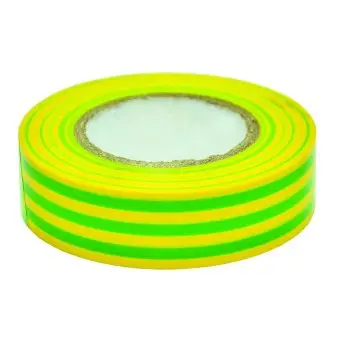 Ізострічка ПВХ зелено-жовта 19мм х 20м Technics | 10-712