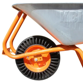 Будівельна тачка з посиленою рамою КВІТКА (90 л, 180 кг) (110-4002)