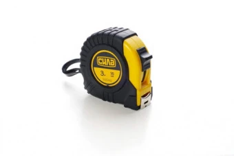 Рулетка обрезиненная Стандарт 3м*16мм СИЛА
