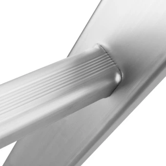 Драбина алюмінієва 3-х секційна Квітка PRO (3х14 сходинок) (110-9814)