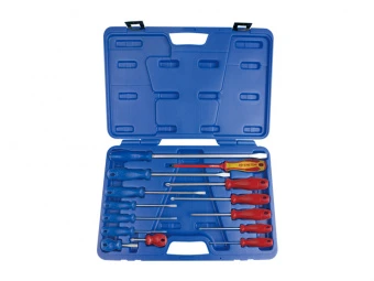 KING TONY Набор отверток в кейсе (PH, SL) 14 предметов | 35114MR