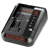 Зарядний пристрій BLACK+DECKER, для батарей 18, 54 В, вихідний струм 1 A, вага 0.60 кг