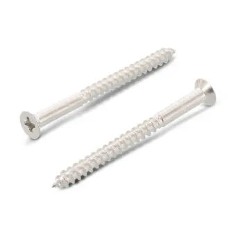 Шуруп нержавеющий универсальный, потай ART 9050 4,5 x 45/30 A2 PZ2 неполная резьба