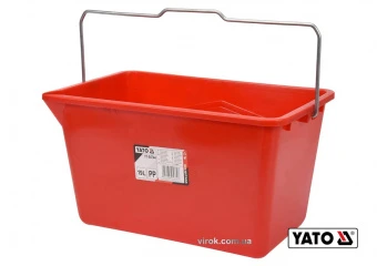 YATO Відро для малярних робіт YATO : V= 19 л, з поділками літрів, пластикове  | YT-54744