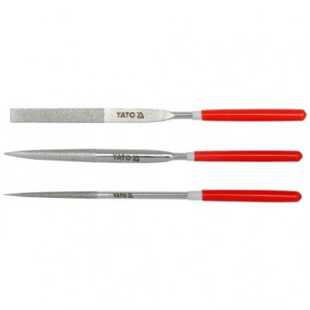 YATO Надфіль алмазний YATO Набір. 4х160х50мм 3пр.  | YT-6150