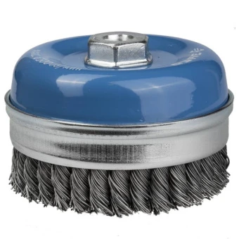 Bosch Щітка чашкова, плетений дріт 100 мм HfMetal