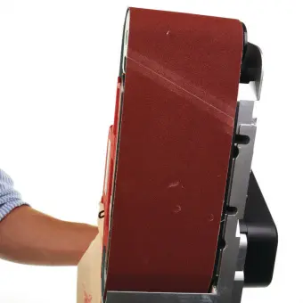 MILWAUKEE Шліфмашина стрічкова , BS 100 LE, 1150Вт, довжина стрічки 620мм | 4933385150