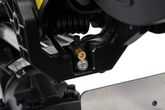 YATO Пила торцьовальна з протяжкою YATO: P=1.8кВт,диск Ø=255/25.4(30.0мм, різ 90°-45° (Дерево/Метал)