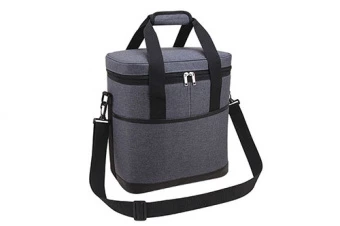 Термосумка 19л серая (30,5х18,5х32,5см) СИЛА