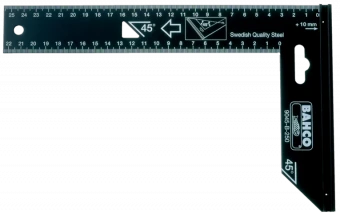 BAHCO 9045-B-250 Угольник стальной 250 мм, прецизионный, штампованный; сбалансированный