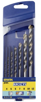 IRWIN Набор свёрл многоцелевых CORDLESS CASSETTE 7 шт. (4/5/6/7/8/10/12мм), | 10501940