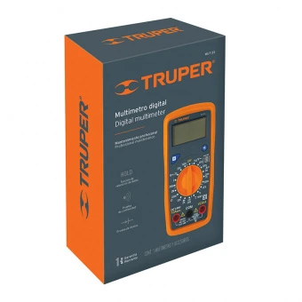 TRUPER MUT-33 Тестер, Мультиметр, Comfort, підсвітка (200mV-500V) 1 Bat 9V