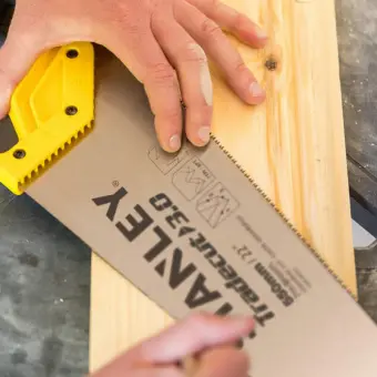 STANLEY Ножовка "Tradecut" универсальная с закаленными зубьями, L = 550мм, 11 tpi.