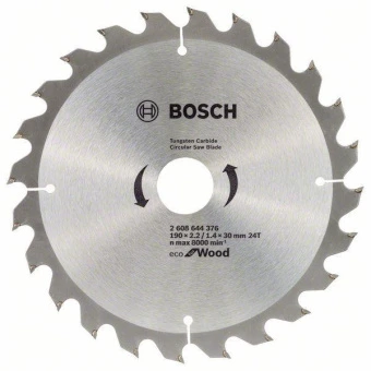 Пиляльний диск Bosch Eco for Wood  (190х20х24Т) (2608644375)