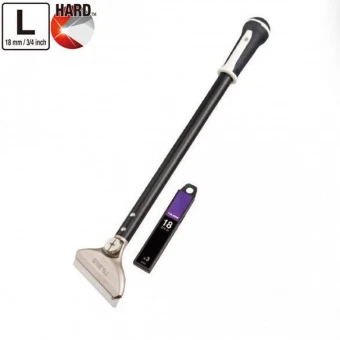 TAJIMA Скребок ударный, +3 лезвия, средний 500mm, скошенный 20 ° лезвия 18mm ENDURA BLADE