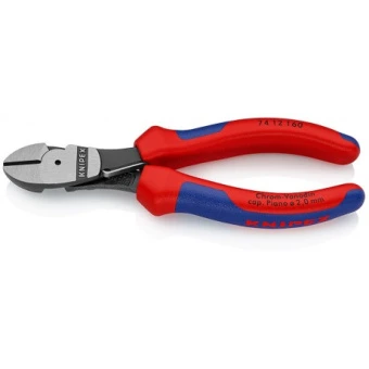 KNIPEX Кусачки боковые особой мощности фосфатированные, черного цвета 160 мм 74 12 160 | 74 12 160