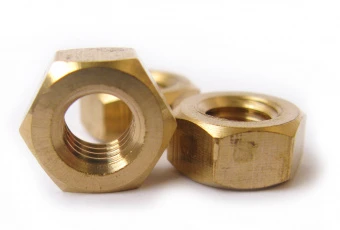 Гайка латунная шестигранная Din 934 M5 (уп 500 шт.)