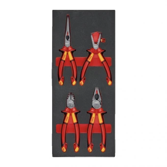 MILWAUKEE Набор шарнирно-губцевого инструмента VDE 4 предмета | 4932493250