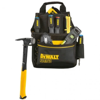Cумка для інструментів з ременем та скобою для молотка DEWALT PRO, 12 кишень | DWST40101-1
