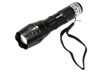 VOREL Ліхтар CREE XP-E світлодіодний ; 5 Вт, 3 режими,280lm, живлення-3ААА батар, Ø= 40мм l=135мм | 