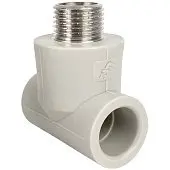 Фітинг трійник з зовнішньою різьбою PP-RCT 32х1х32 Fonte | 78-833