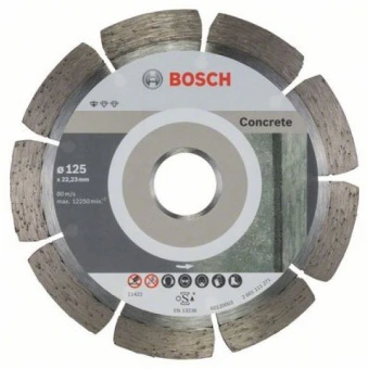 Круг алм. відр. PF Concrete 125х22 бетон (10шт.), BOSCH