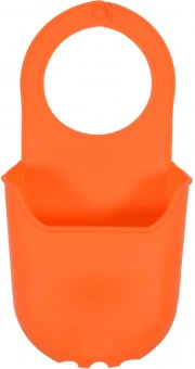 FALA Органайзер силіконовий, оранжевий, підвісний для губки, 200х 100 мм(DW) | 74788