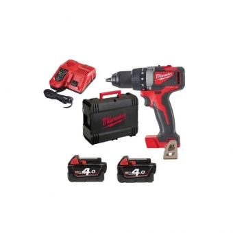 MILWAUKEE Дрель-шуруповёрт аккумуляторная M18 BLDD2-402X крут.мом. 82Нм | 4933464559