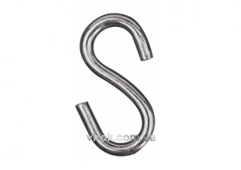 VIROK Гачок S-подібний гальванічний 4мм | 86V871