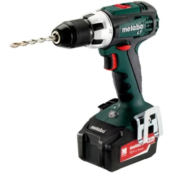 Акумуляторний дриль-шуруповерт Metabo BS 18 LT Set (3х18 В, 4 А*год, 60 Н*м) (602102960)