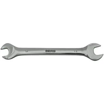 Ключ ріжковий двосторонній Cr-V 6х7мм Berg | 48-100