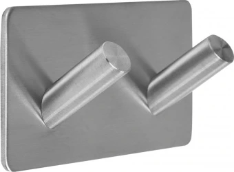 FALA Гачок подвійний, косий для санвузлів приклейовальний на 2-сторонньому скотчі 3М; 45х90х25 мм | 