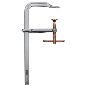 DeWALT Струбцина рейкова паралельна для роботи з металом, 300мм, макс. тиск 450 кг