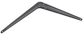 Fiero ME-14G Уголок для полки, серый 305х356мм