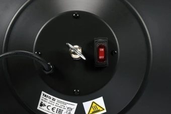 YATO Обігрівач інфрачервоний, підвісн під стелю YATO, ел.-мереж- 230В, 1500Вт, діапаз-12-18м² з пуль