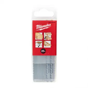 MILWAUKEE Полотна для лобзика T244D 25шт (1 шт) | 4932373492
