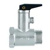 Запобіжний клапан для бойлера з ручкою 1/2 різьба З/В Double-lin | 78-128