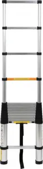 VOREL Драбина розтяжна телескопічна , 13 сходин, h=3.8 м, макс. вага- 150 кг, з алюмінію  | 17701